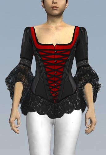 Victorian Lace Corset Top