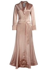 Satin Maxi Coat