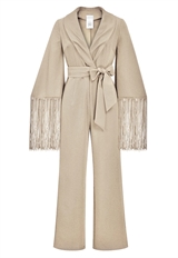 Fringe Belted Jumpsuit