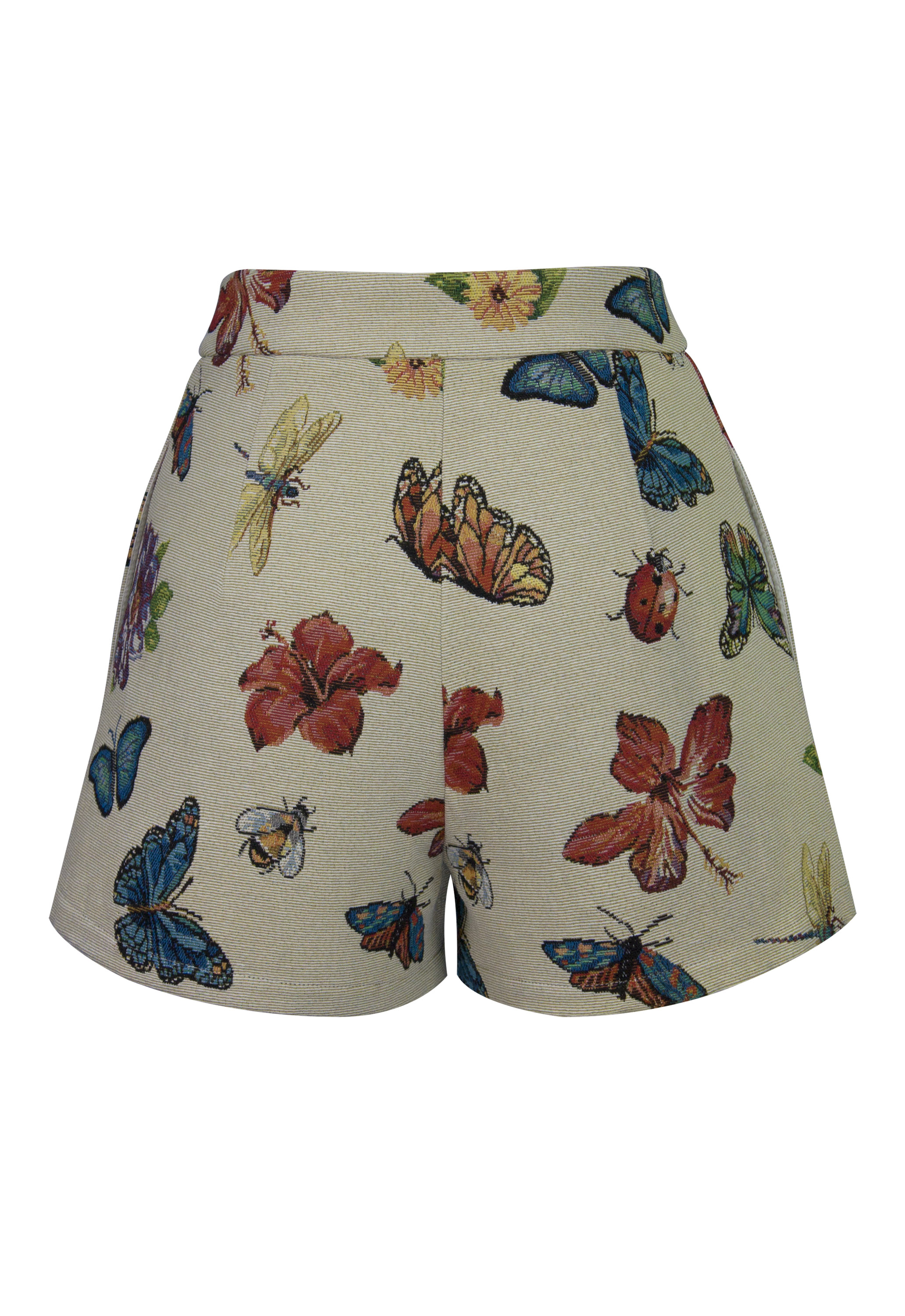 Jacquard Brocade Shorts