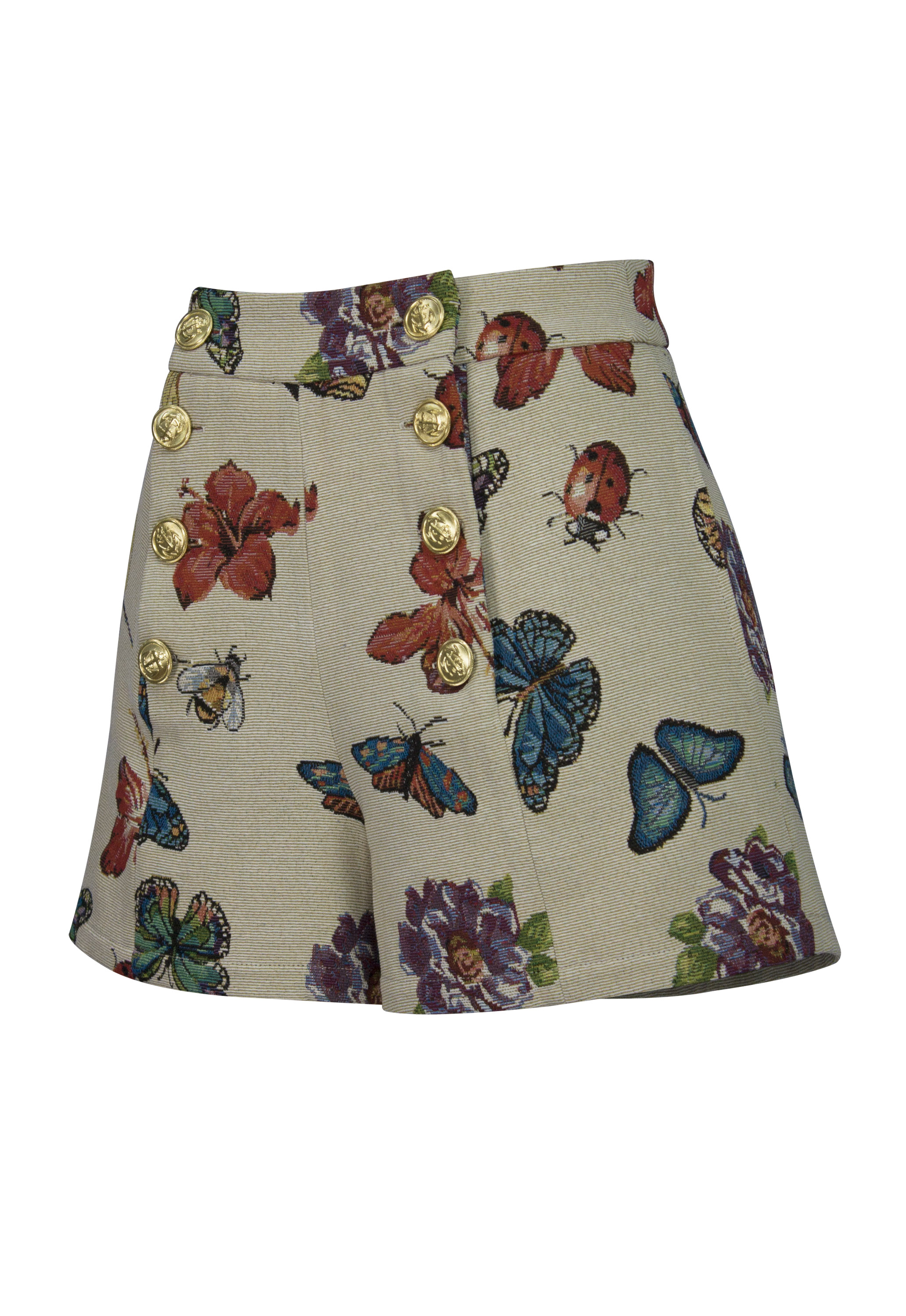 Jacquard Brocade Shorts