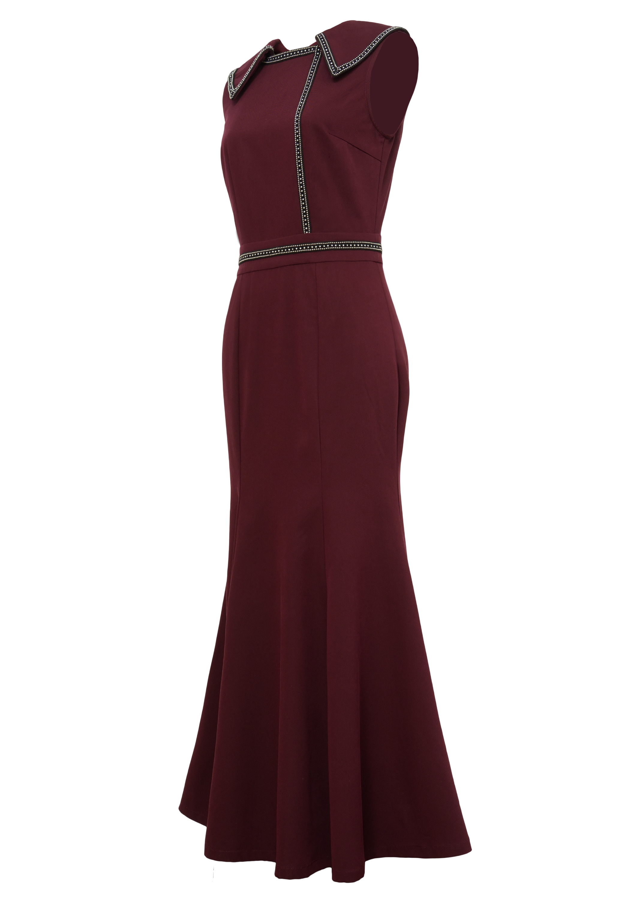 Modal Trim Maxi Dress