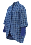 Tweed Cocoon Coat