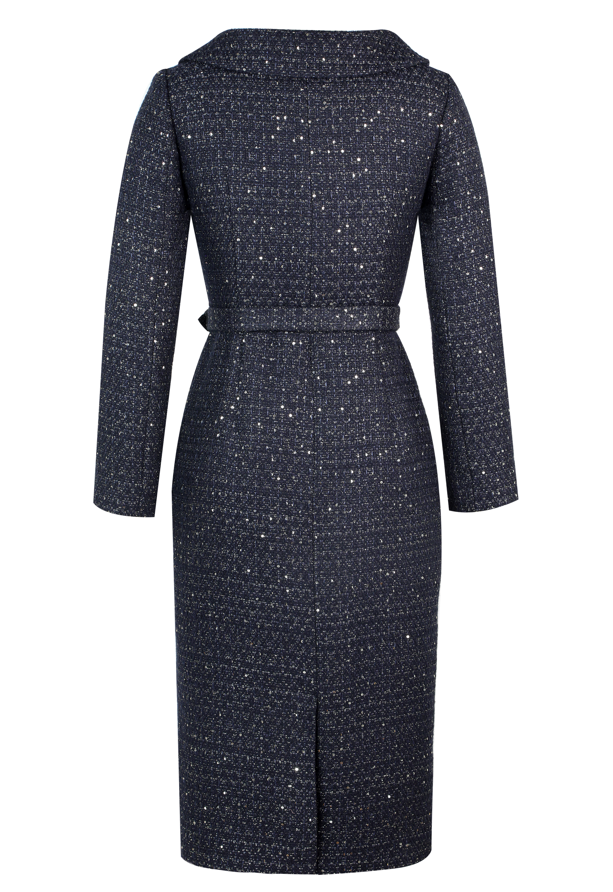 Sequined Tweed Blazer Dress