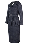 Sequined Tweed Blazer Dress