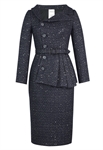 Sequined Tweed Blazer Dress