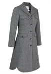 Wool Herringbone Utility Coat