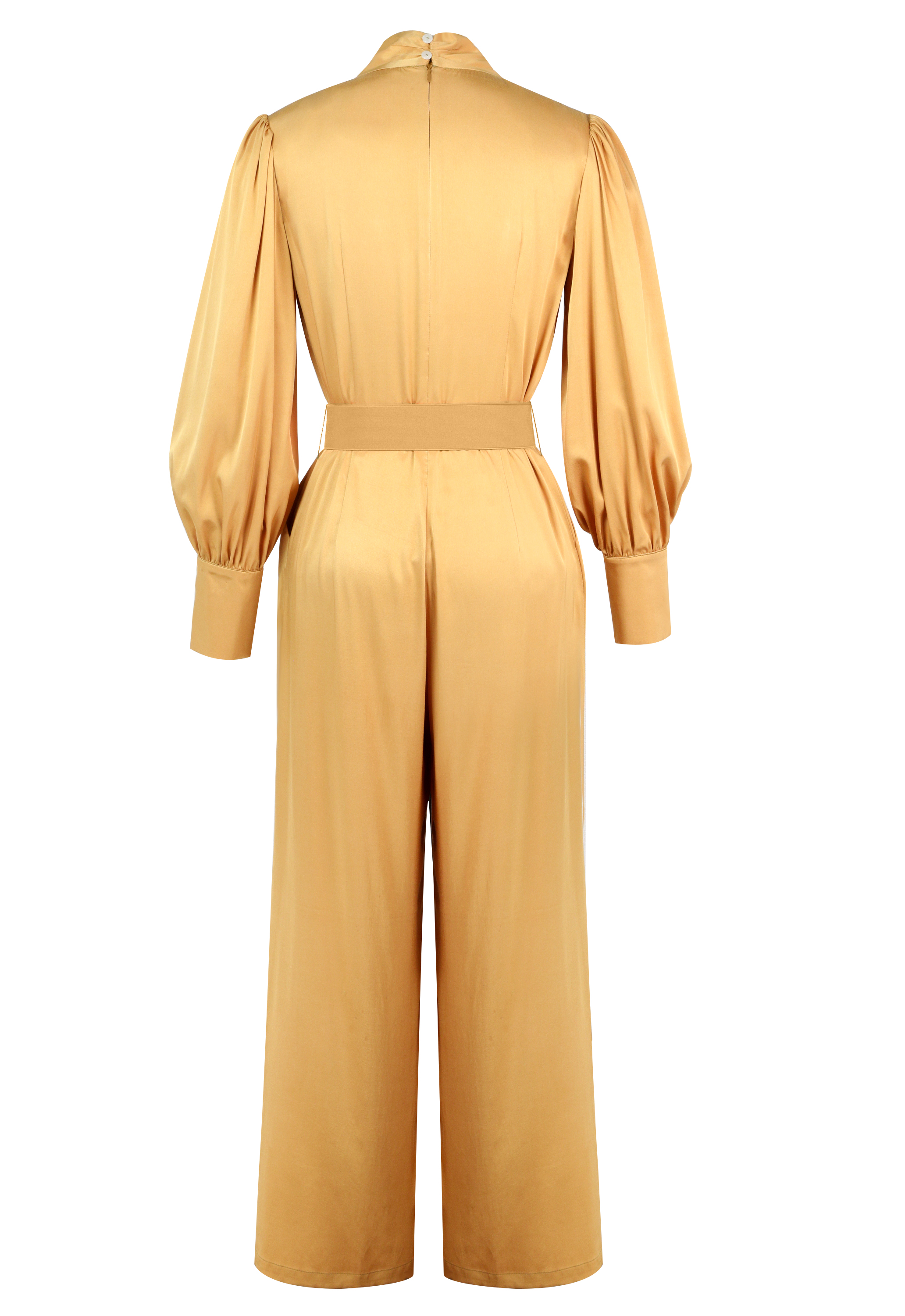 Viscose Mock Neck Jumpsuit