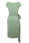 Acetate Pleats Drape Dress