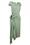 Acetate Pleats Drape Dress