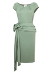 Acetate Pleats Drape Dress