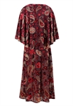 Viscose Burn-out Poncho Dress