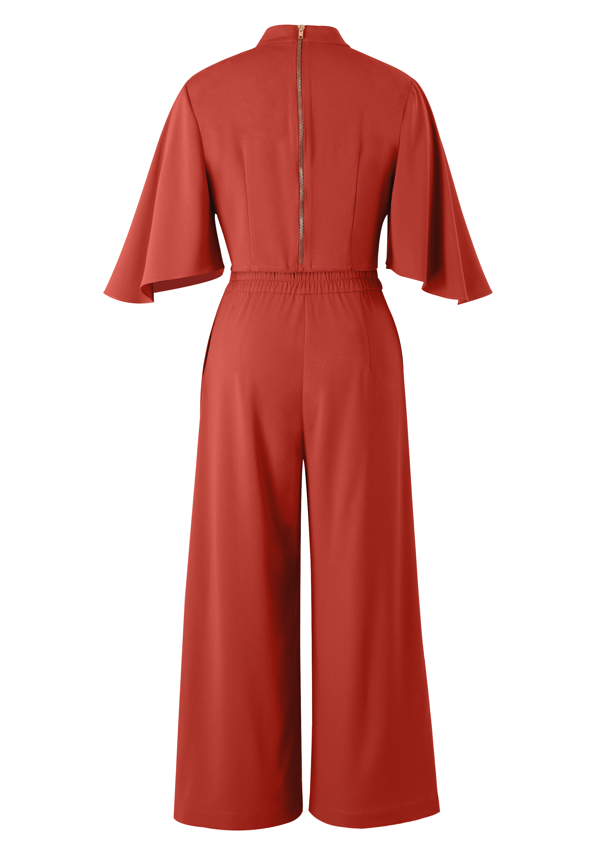 Acetate 2Pcs Top Pants Suit