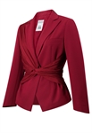 Ruffle-layer Jacket Blazer